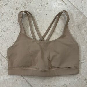 lululemon energy bra. like new condition. Size 6. Beige.